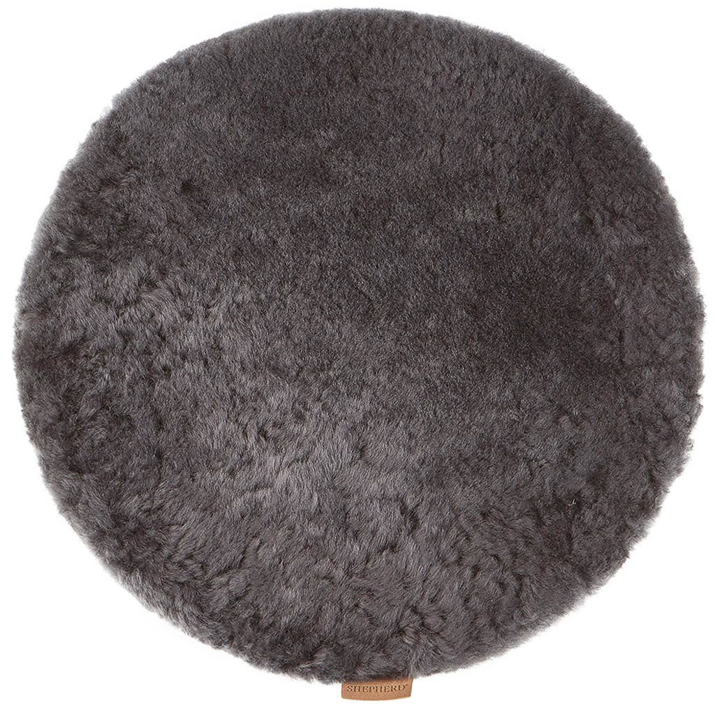 Shepherd of Sweden Jill Seat cushion sheepskin Asphalt