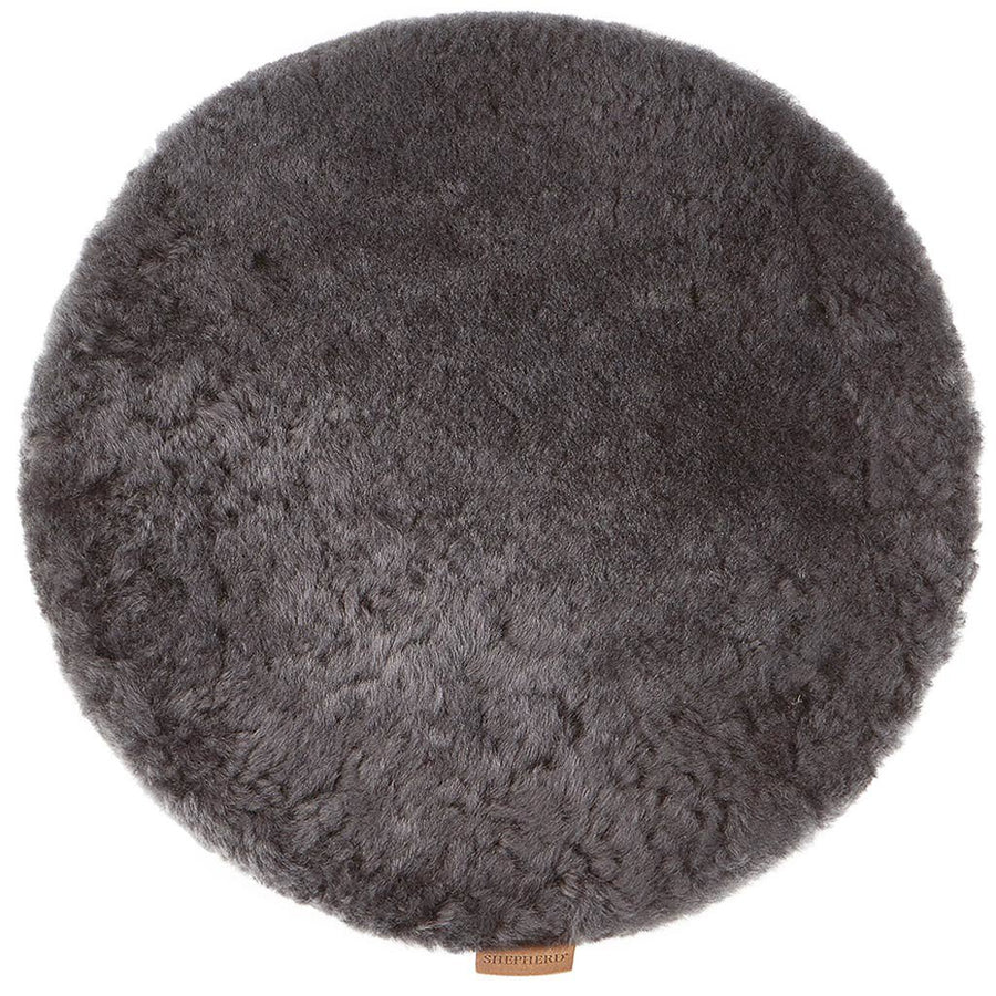 Shepherd of Sweden Jill Seat cushion sheepskin Asphalt