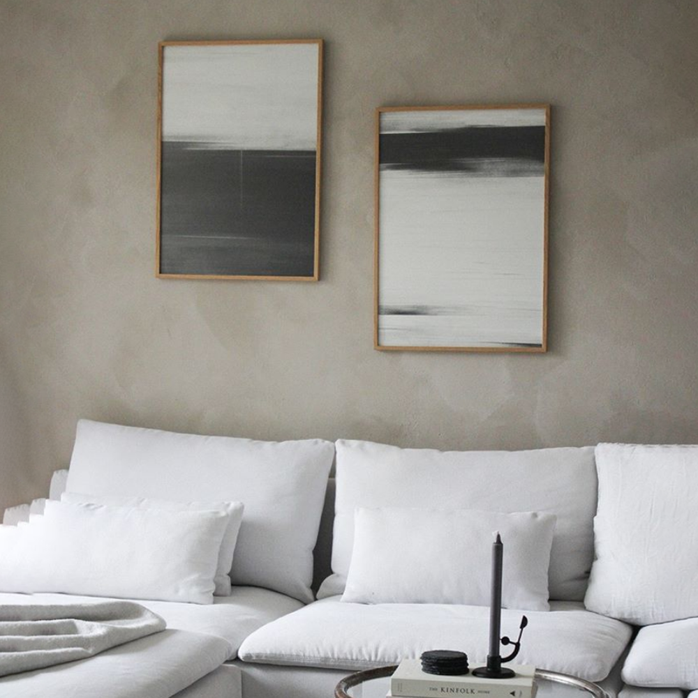 Paper Collective Wall Art Posters Charcoal 02 By Lemon