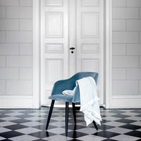 Thumbnail for Pernilla chair pastel blue Broste Copenhagen Velvet dining chair