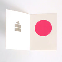 Thumbnail for red present Cut&make die cut greetings cards handmade in Berlin