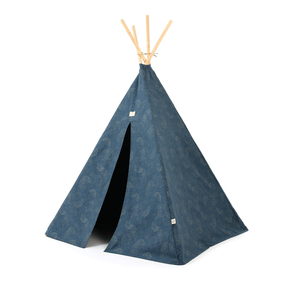 Nobodinoz Phoenix teepee • gold bubble night blue