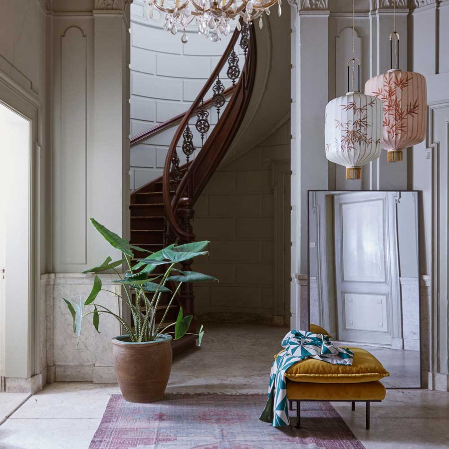 HK Living Extra large floor mirror patina effect AWD8866