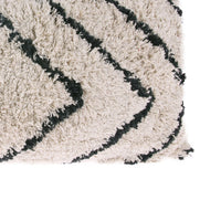 Thumbnail for HK Living cotton Bohemian zigzag cushion Black and White