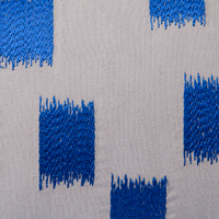 Thumbnail for Doris for HKliving: Stitched Cushion Blue Brush (25x40)
