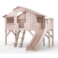 Thumbnail for Tree house One Bed with Slide and Side Platform Mathy By Bols