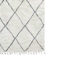 Thumbnail for HK Living woolen berber rug black/white (200x300)