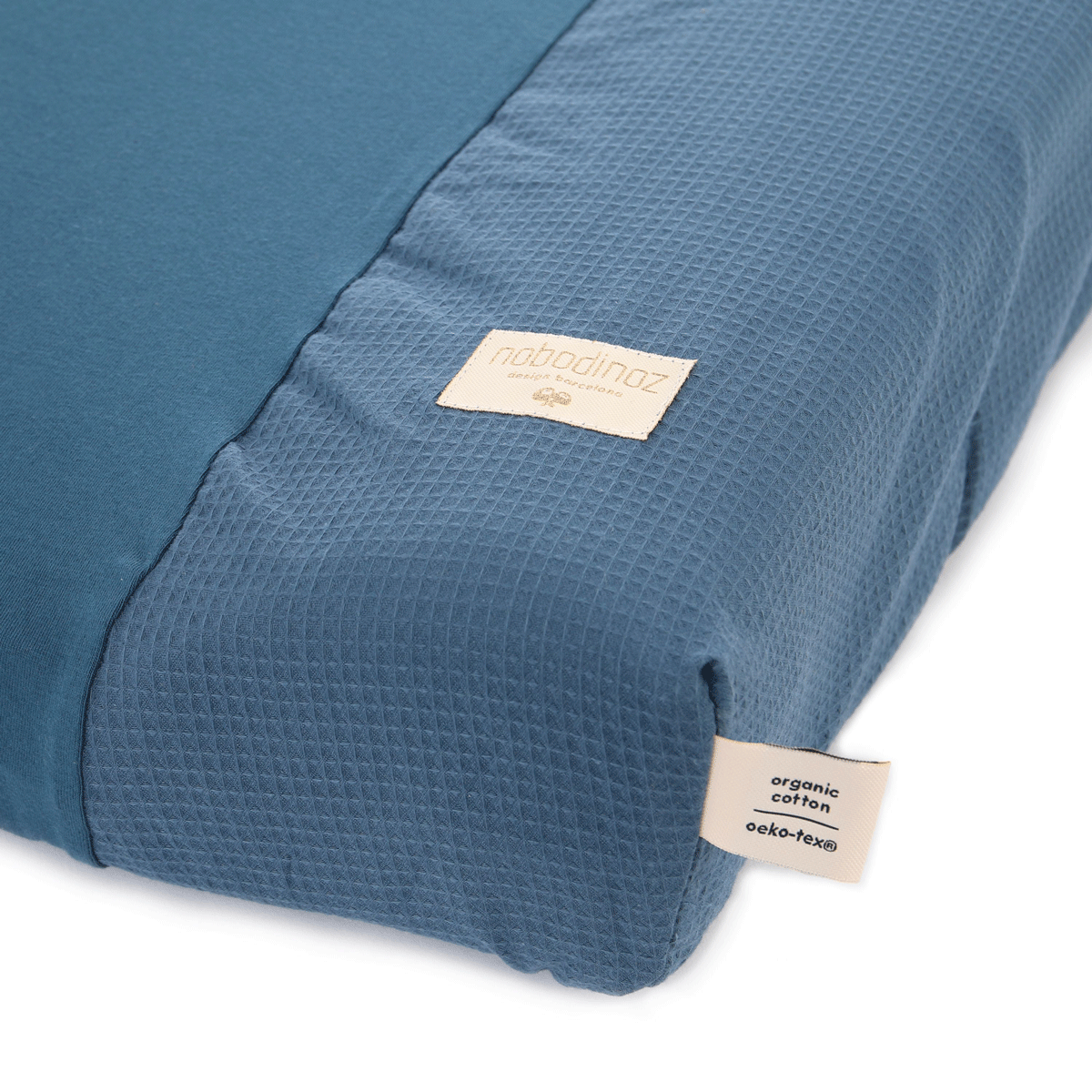 Calma waterproof changing mat • honeycomb night blue