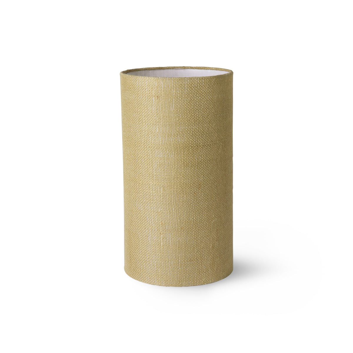 Jute Cylinder Lamp Shade Jade Green 22cm