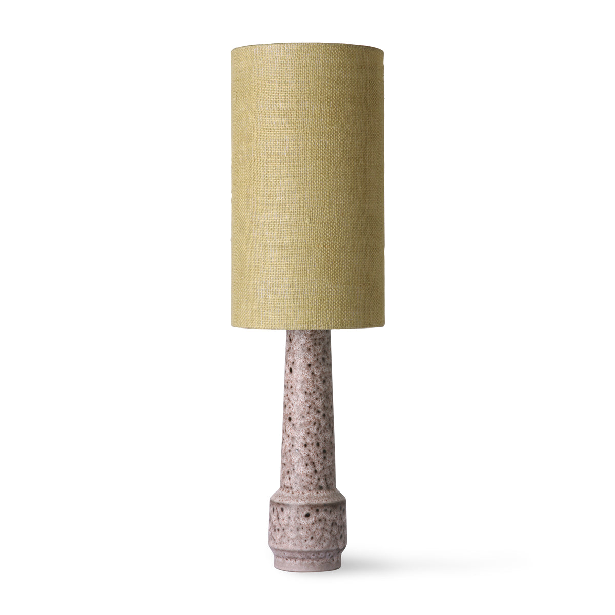 Jute Cylinder Lamp Shade Jade Green 22cm