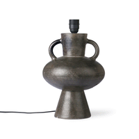 Thumbnail for HK Living stoneware lamp base charcoal l