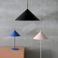 Thumbnail for HK Living metal triangle table lamp l cobalt