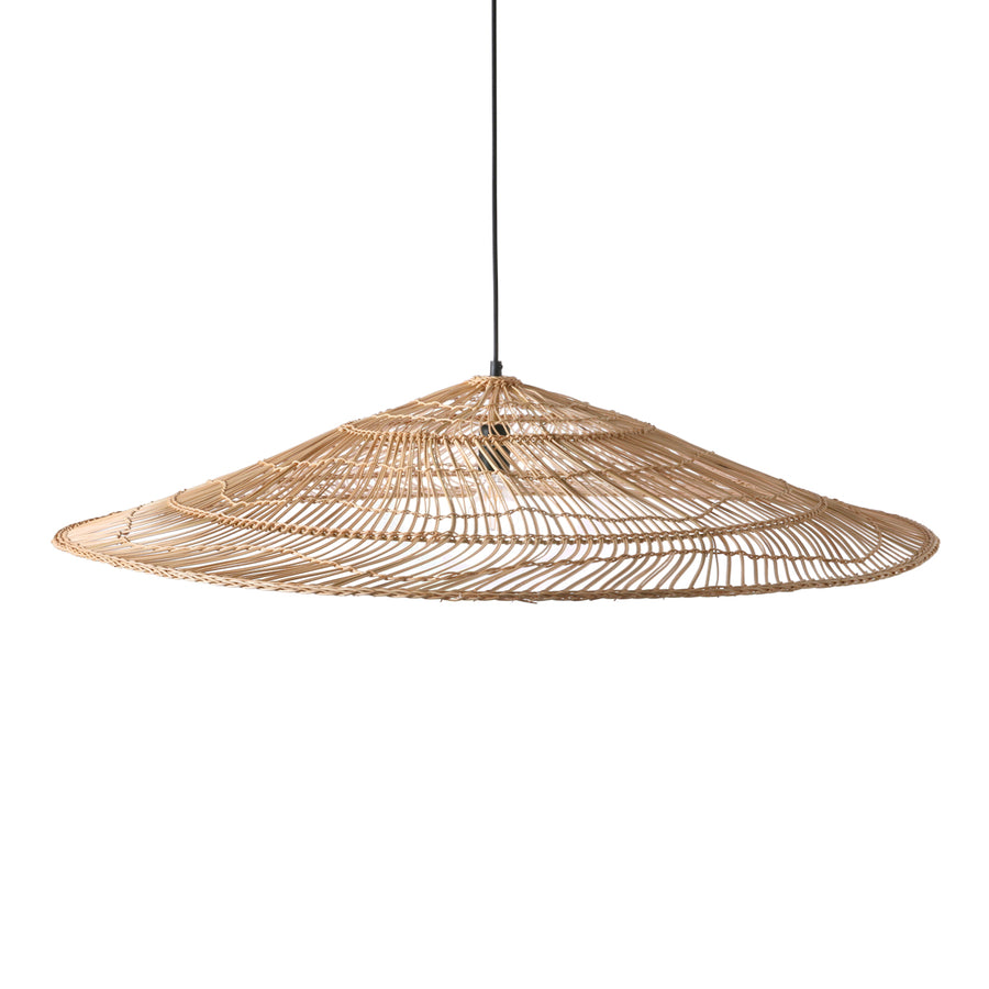 Natural Wicker Pendant Triangle Lamp XL