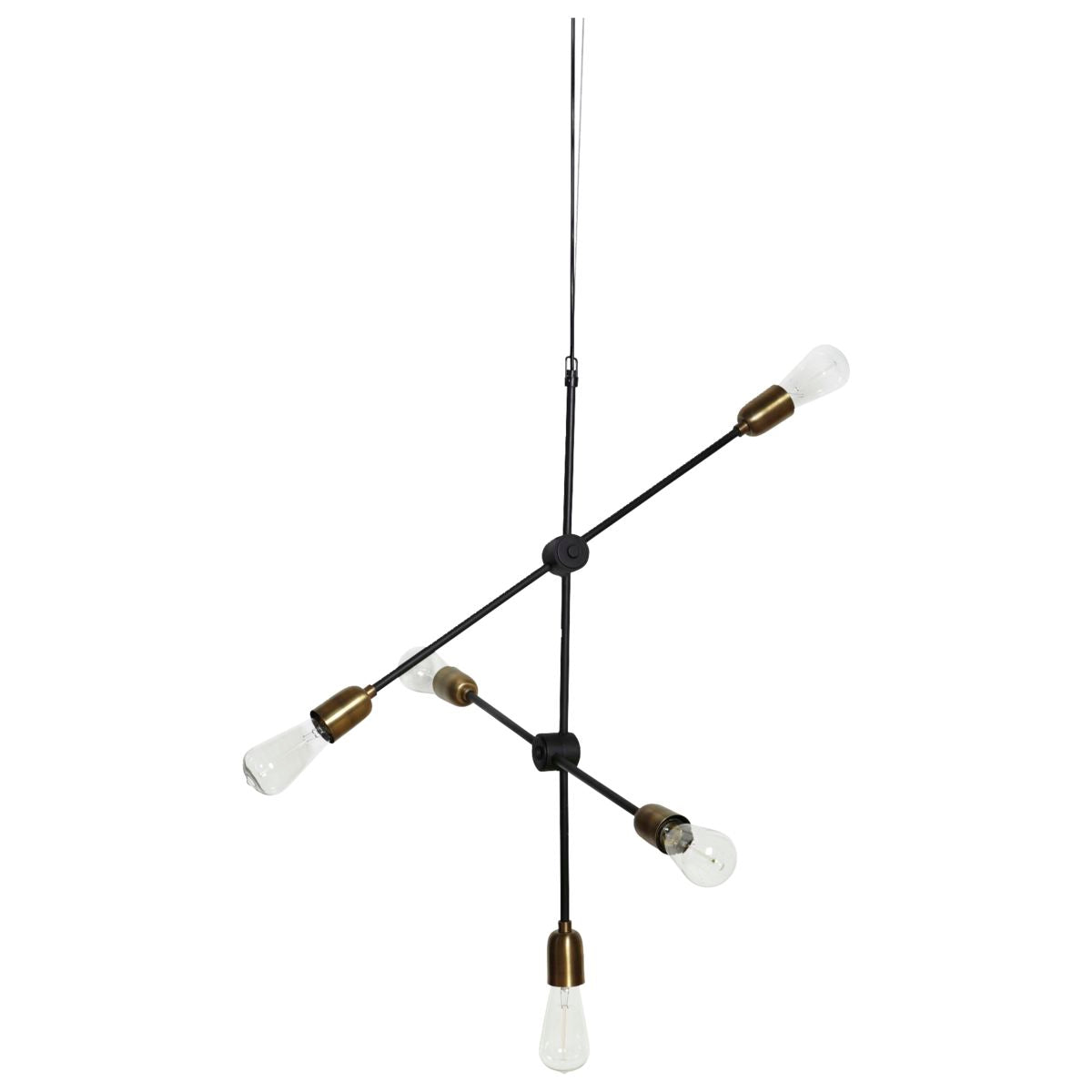 Lamp Molecular Black/ Brass House Doctor