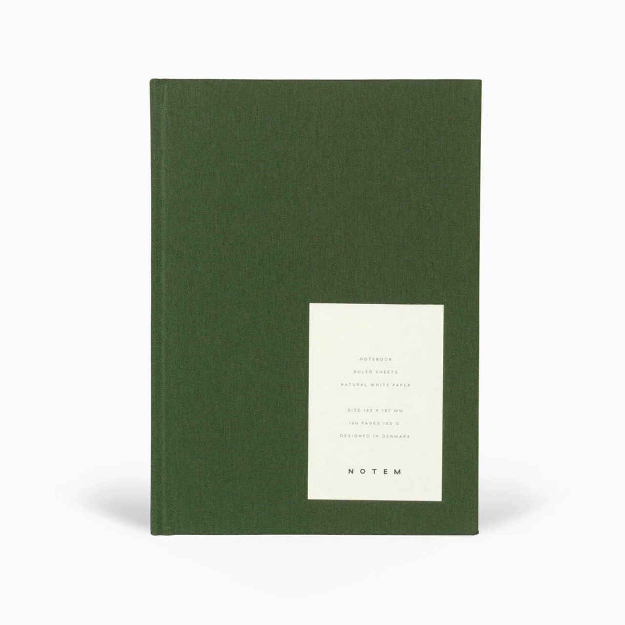 NOTEM Even Notebook, Medium - Forest Green