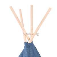 Thumbnail for Nobodinoz Phoenix teepee • gold bubble night blue